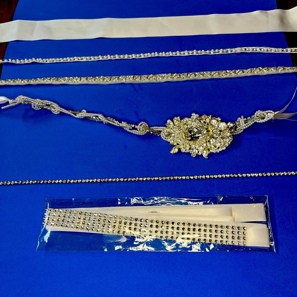 Bridal belts Lot of 6. Lot number 58.